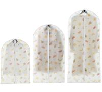 BALAMLB Housse Vetements À Suspendre, 3 Pièces Anti-Poussière Étanche À L’Humidité Housse Costume Homme Femme avec Fermeture Éclair pour Robes,Convient, Manteaux,Rangement pour Tements Et Penderies B