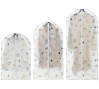 BALAMLB Housse Vetements À Suspendre, 3 Pièces Anti-Poussière Étanche À L’Humidité Housse Costume Homme Femme avec Fermeture Éclair pour Robes,Convient, Manteaux,Rangement pour Tements Et Penderies C