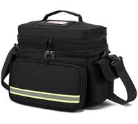 BALAMLB Sac De Secours,Trousse De Secours Randonnée/Voiture,Sacoche De Voyage pour Médicaments, Sac De Premiers Secours Vide, Sac De Traumatologie Familial, Trousse Médicale d'urgence Extérieur F