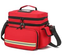 BALAMLB Sac De Secours,Trousse De Secours Randonnée/Voiture,Sacoche De Voyage pour Médicaments, Sac De Premiers Secours Vide, Sac De Traumatologie Familial, Trousse Médicale d'urgence Extérieur D