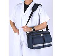 BALAMLB Sac Infirmiere, Sacoche Secours, Sac Bandouliere Sac Sport Robuste Grande Capacité avec Nombreuse Poches,Trousses De Secours pour Camping Et Randonnée,Sac Infirmiere Liberale,Sac d'urgence A