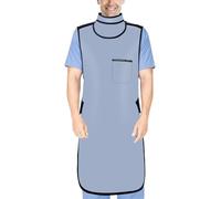 BALAMLB Tablier en Plomb avec Col Bouclier Thyroïdeajustable pour Radiographies, Protection Contre Les Radiations pour Dentistes Et Patients, Vétérinaires, Laboratoire, 0,5 Mmpb B,S(90CM