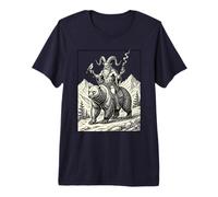 Balan, Faucon et Ours T-Shirt Haut de Gamme