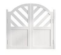 Balançant des Portes, Intérieur Solide Bois Porte Battante, Fermeture Automatique, for Escaliers Salle de Bain Chambre À Coucher Balcon(White,28"x35.4"(70x90cm))