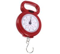 Balance à Bagages Portable Rouge 10kg Crochet pour Pêcheurs | Pese Bagage Haute Précision, Peson Petit Poids, Balance Suspendu, Cadran Analogique, Mécanisme à Ressort, Couleur Aléatoire