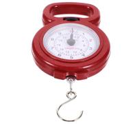 Balance à Bagages Portable Rouge, Peson de Poche pour Voyage et Pêche | Modèle Manuel, Format Compact, Plastique et Métal, Facile à Transporter, pour Valise ou Poisson Couleur Aléatoire