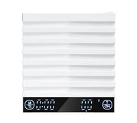 Balance à café avec balance à expresso | Balance numérique de précision pour un rapport d'infusion précis, intégrée pour versement manuel et infusion d'expresso (blanc)