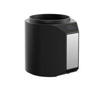 Balance à café compacte avec tasse intégrée pour un usage domestique, mesure le poids et le volume avec précision, affichage à double unité, écran LED et base en silicone antidérapante pour plus de