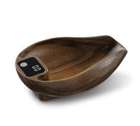 Balance à café électronique en bois, mesure des grains de, plateau d'affichage for expresso, précision 0,1 g