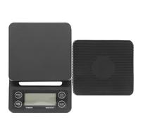 Balance à Café Numérique Portable 3kg, ABS, Antidérapante | Lecture Facile, Plateforme Stable, pour Grains, Épices et Comptoirs, Compacte, sans Piles