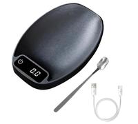 Balance À Café Numérique Précise portable mini rechargeable écran LCD | Balance à Café Portable Pour Cuisine Aliments Grains Thé En Vrac Café Pâtisserie Boisson Artisanale Poudre Noir
