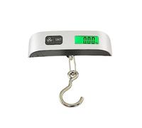 Balance à crochet numérique, balance de poids suspendue alimentée par batterie portable avec grand écran LCD balance à crochet suspendue électronique pour le pesage de bagages de