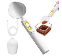 Balance À Cuillère Doseuse Numérique - Mesure Précise Avec Écran LCD, Énergie Rechargeable, Balance De Cuisine Portable Légère Pour Épices Alimentaires En Poudre, Design Compact Pour La Cuisson, Convi