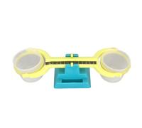 Balance à Double Seau, Balance D'enseignement avec Cylindre de Mesure de 200 ML, Balance éducative en Plastique pour Enfants et étudiants pour Salle de Classe de Liquides Solides
