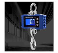 Balance à grue industrielle, Balance de grue numérique 1000Kg balance suspendue Portable échelle de grue robuste LCD rétro-éclairage échelles à crochet industriel changement d'unité(Blauw)