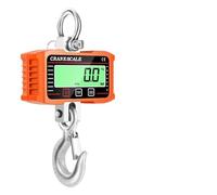 Balance à grue numérique 1500kg, avec écran haute définition, pesée précise for les exploitations agricoles, les usines et les chantiers de construction.(Orange,1500kg)