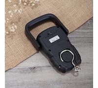 Balance à grue numérique portable avec capacité de 50 kg et rétroéclairage LCD vert - Balance électronique à crochet avec mètre ruban de 1,5 m et plage de pesée double précision -