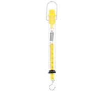 Balance à ressort - Capacité de 2,5 N - Balance à ressort tubulaire - Grand dynamomètre - Appareil de démonstration cylindrique pour les expériences de laboratoire de physique scolaire, les étudiants