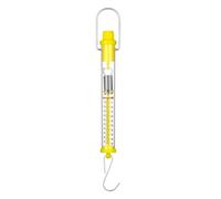 Balance à ressort cylindrique pour expériences physiques Mesure du poids avec métal et construction 2,5 cm de diamètre Jaune essentiel