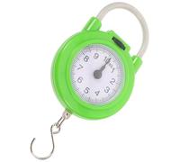 Balance à Ressort Portable pour Valise, Pesée Manuelle Précise | Plastique et Métal, Usage Maison ou Extérieur, Capacité 10kg, Couleur Verte
