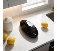Balance à thé numérique 0,1 g, outil de pesage portable en grains de café, balance en grammes rechargeable pour cuisine, balance électronique de poche pour bijoux, nourriture (couleur bois)