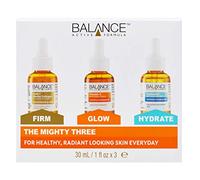 Balance Active Formula The Mighty Three (3 x 30 ml) - Ingrédients actifs révolutionnaires résultats visibles. Trois sérums ciblés que vous pouvez superposer ensemble ou utiliser individuellement.