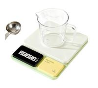 Balance Alimentaire Numérique,5 Unités, Affichage LED, Rechargeable - Balance de Cuisine Numérique pour Préparation de Repas,pour Maison Boulangerie Restaurant Restauration Camion Viande Assaisonnemen