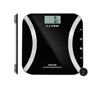 Balance analysante numérique de précision ultime Salter - Mesure par 50 g, Lecture instantanée du poids, Masse adipeuse, Eau, Muscles, IMC, Mode BMR + Athlète, Mémoire de 12, Garantie 15 ans