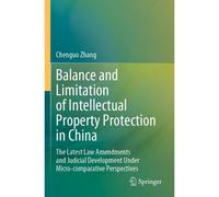 Balance And Limitation Of Intellectual Property Protection In China
