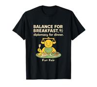 Balance Balance pour Petit déjeuner Diplomatie Dîner Zodiac T-Shirt