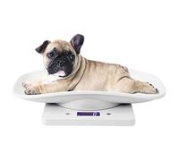 balance bebe, Pèse-Bébé Balance Plate Pour Peser Chat Chiot, Balance numérique pour petits animaux de compagnie 10 kg/1g Balance de cuisine électronique pour chats chiens outil de mesure