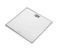 Beurer Pèse-personne GS 120 – Verre effet miroir, compact 27×26 cm, LCD, 150 kg – Argent
