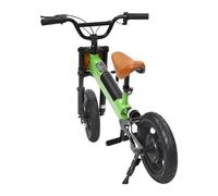 Balance Bike Vélo électrique en aluminium pour enfants de plus de 8 ans 24 V pour parc, route, gravier, vert