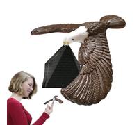 Balance Bird Toy - 17x13cm Science Balance Toys for Desktop - Interactive Learning Funny Desktop Eagle, Educational Science Balanced Toy, Interactive Novelty Eagle Trick with Pyramid