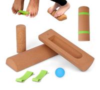 Balance Board pour Chevilles Liège Proprioception Entraîneur de Renforcement des Pieds avec Balle et Bandes de Résistance Pour l'équilibre, Stabilité et la Force des Pieds