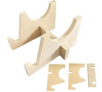 Balance Board Rack, Roller Stand Holder, Sturdy Wooden Frame, Space-Saving Design, Easy Access Slot, Ideal for Home Gyms and Organized Fitness Equipment Storage, 8.66x7.87x5.43 inches