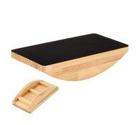 Balance Board Trainer - Tapis D'exercice 29,5 X 14,5 X 6,5 Cm, Bloc De Force En Bois, Plate-forme Antidérapante Portable Avec Exercices De Coordination Pour Le Contrôle Du Noyau | Aide À La Remise En