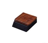 Balance Café pour bois Noyer 0.1g Précision Rechargeable Balance | Design compact 8.5cm, léger et portable, pour zéro rapide, écran clair, parfait pour cuisine et voyage