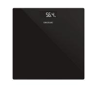 Cecotec Balance de Salle de Bain Numérique 30x30cm Surface Precision. Design Compact, Mesures Précises, Capacité Max 180kg, Allumage et Arrêt Automatiques, Base Antidérapante, Fonctionne avec Piles