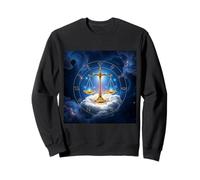Balance céleste dans Un Royaume Cosmique étoilé Sweatshirt