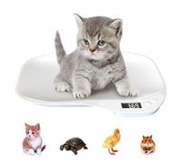 Balance Chat 15kg/1g - Mini Balance Numérique pour Petit Animal Avec 3 Modes de Pesée (kg/oz/lb) et Écran LCD - Pour Chatons, Chiots