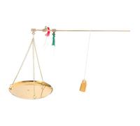 Balance Chinoise Vintage en Cuivre 250g, Compacte et Portable