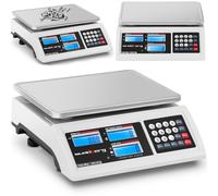 Balance commerciale avec écran LCD et interface RS232, capacité 6000 g / précisi