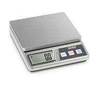 Balance compacte en acier inoxydable [Kern FOB 500-1S] Design en acier inoxydable du boîtier et de la plaque de pesée, Portée de pesée [Max] : 0,5 kg, Lecture [d] : 0,1 g