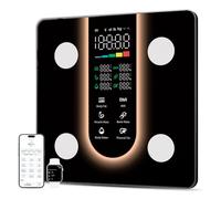 Balance Connectée Impédancemètre, Pèse Personne 25 Indicateurs Corps, Écran VA Couleur, Multi-Utilisateurs, Compatible Android & iOS, Max. 180kg/ 400lb