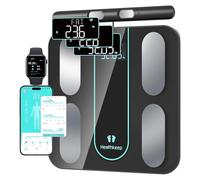 Balance connectée intelligente avec analyse de composition corporelle Bluetooth, 180 kg, compatible Android et iOS