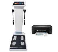 Balance connectée pour le poids corporel, la graisse corporelle, l'analyseur d'IMC, le moniteur de santé, le pourcentage de graisse, le moniteur de composition corporelle tactile HD de 10,1 pouces,