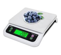 Balance cuisine 30kg/1g, précision pro, fonctions PCS/TARE, écran LCD, 6 unités, idéale pour cuisine et boulangerie