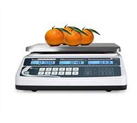 Balance de commerce poids-prix 6/15kg - 2/5g - charge min. 40g - Taille plateau : 263 x 204 mm