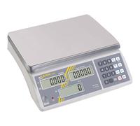 Balance de comptage Kern CXB 30K2 Plage de pesée (max.) 30 kg Résolution 2 g sur secteur, à batterie argent 1 pc(s)